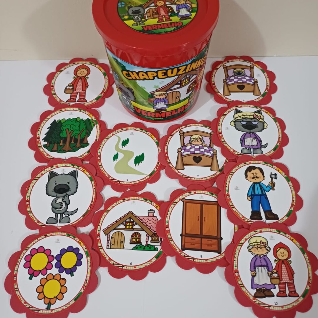 Arquivo História na lata "Chapeuzinho Vermelho"