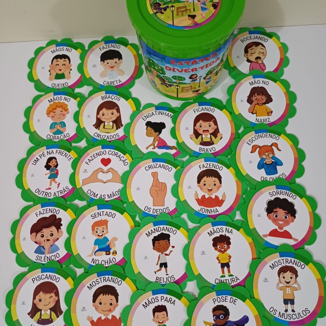 Arquivo Brincadeira na Lata "Estátua Divertida"